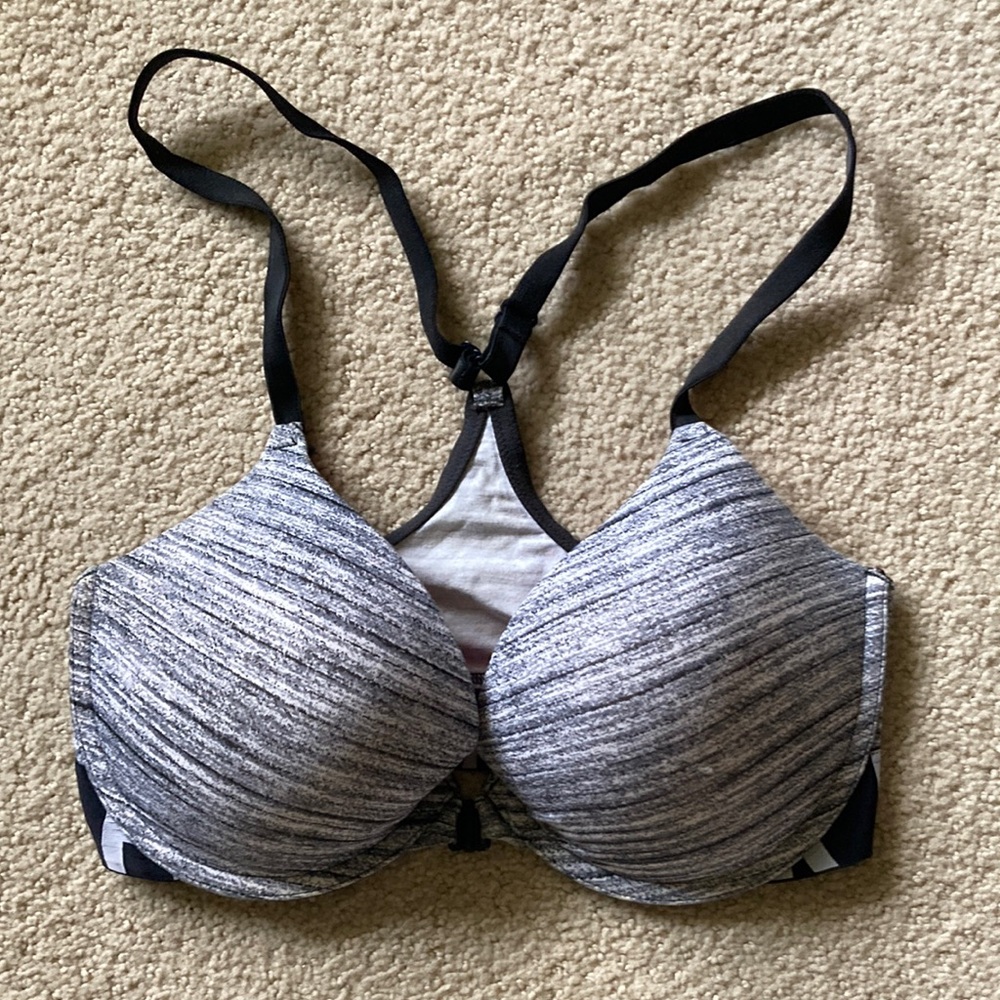Victorias Secret Pink Pus Up Bra Size 32DD